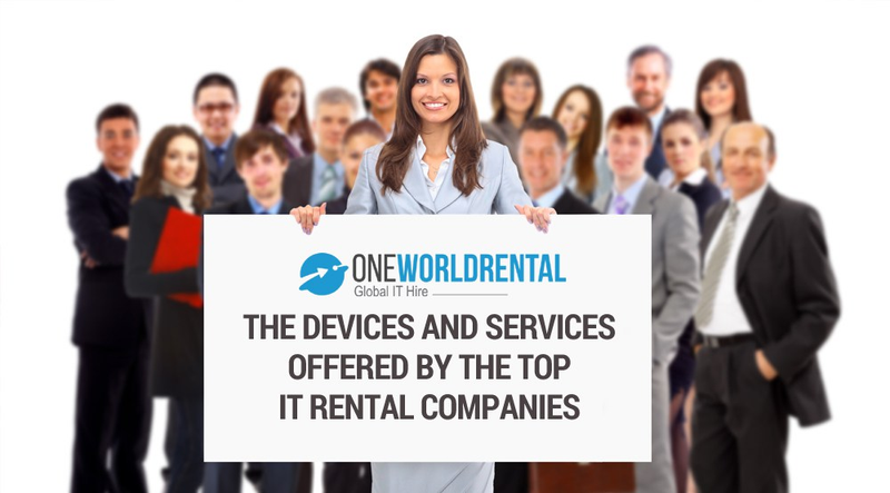 Illustration for article titled The
devices and services offered by the top IT rental companies